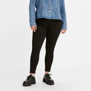 🔥 Levi's | Black Label Black Mile High Super Skinny Denim Jeans Sz 26